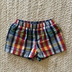 TBBC Sheffield Shorts Montpelier plaid boys 12-18M